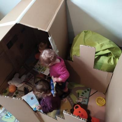 Notre cabane en carton