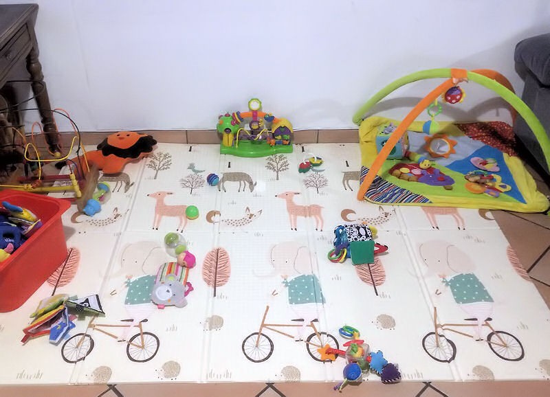 Tapis pour la motricité libre